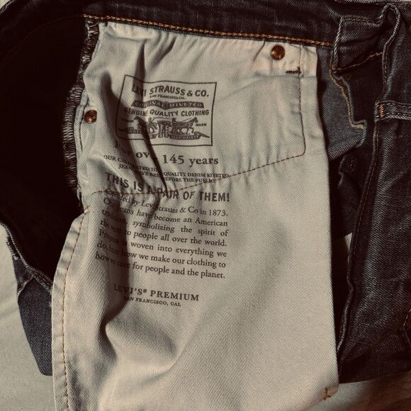 Levi’s 505 (with The Big E) Men’s blue denim shorts Size 32, Used CW-0120 - Picture 2 of 14